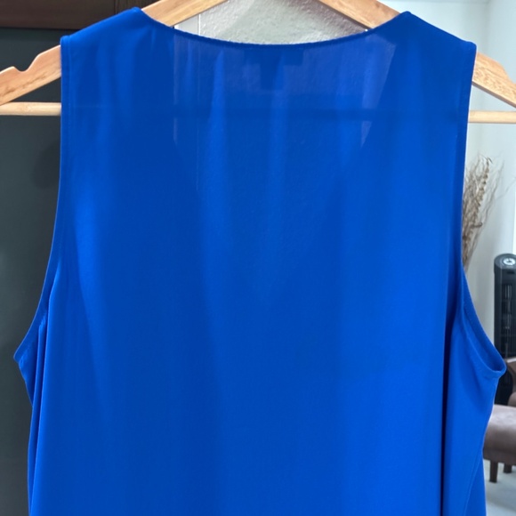 Vince Camuto Sleeveless Blouse - Blue Size S - Picture 5 of 6